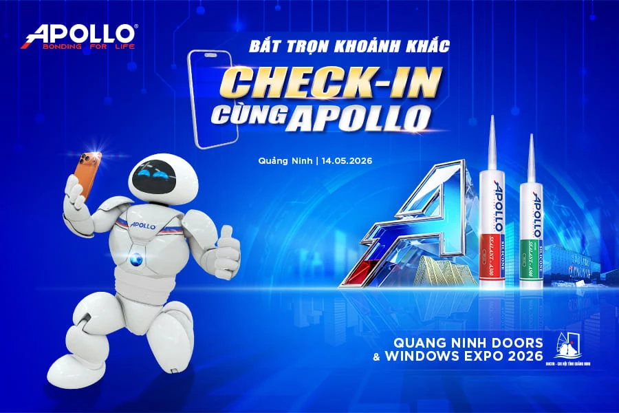 Cuộc thi check-in ảnh cùng Apollo tại sự kiện Kết nối Ngành Cửa Việt Nam 2026